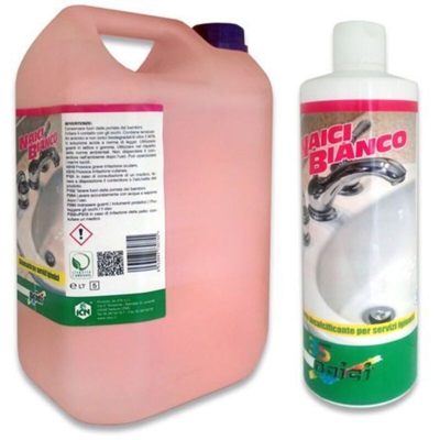 Naici BIANCO detergente sbiancante per servizi igienici 5 lt
