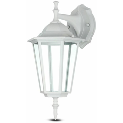 Lampada LED V-TAC da Muro a Lanterna con Portalampada E27 (Max 60W) Attacco verso il basso Colore Bianco IP44 precio
