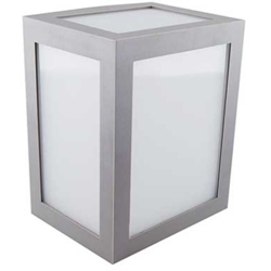 V-TAC VT-822 Lampada applique LED 12W wall light cube grigio bianco caldo 3000K - sku 8337 precio