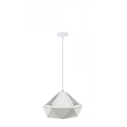 VT-7310 Lampadario a sospensione 1MT E27 in metallo forma prisma colore bianco IP20 - SKU 3948 - V-tac características
