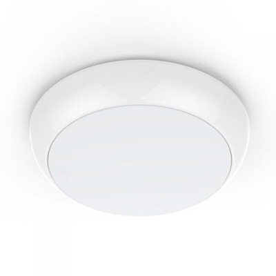 PRO VT-16 Plafoniera led 15w chip samsung soffitto circolare con sensore di movimento + crepuscolare corpo bianco IP65 6400K - SKU 805 - V-tac
