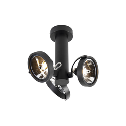 Faretto goes - Design - Alluminio,Acciaio - Nero - Oblungo/Tondo G9 Max. 3 x 3 Watt - Qazqa en oferta