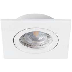faretto incasso dalla 1 luce 70 mm CE GX5,3 IP20 bianco interno orientabile quadrato kan 22431 - KANLUX características
