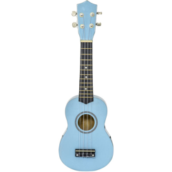 Ukulele Soprano in Legno Azzurro con 3 Plettri Accordatore e Corda di Ricambio - Homcom características