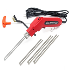 Taglierina per polistirolo da 150W riscaldamento rapido fino a 600°C con 4 lame - WILTEC en oferta