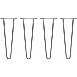 Bc-elec - ATL-2-36S 4 Gambe del tavolo 36cm, panca, acciaio verniciato, Gambe del mobile, Gambe del tavolo in metallo en oferta
