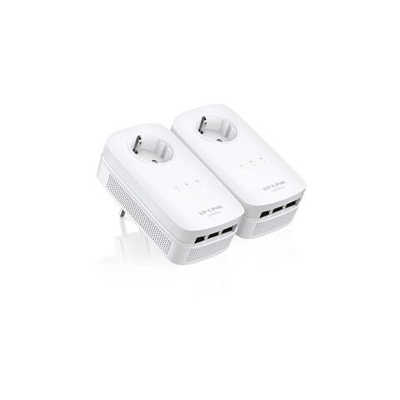 Powerline AV1200 Starter Kit con 3 porte Gigabit e presa passante