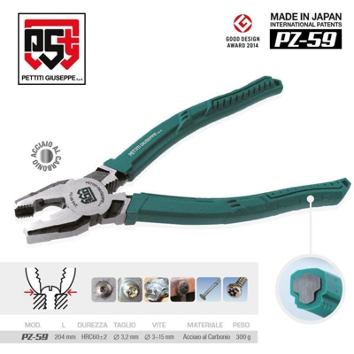 Pettiti - PINZA GIAPPONESE PZ-59 RIMUOVI VITI 204MM
