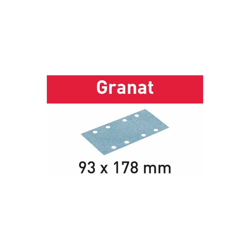 498936 Festool Foglio abrasivo STF 93X178 P120 GR/100 Granat características