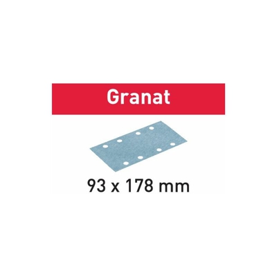 498936 Festool Foglio abrasivo STF 93X178 P120 GR/100 Granat