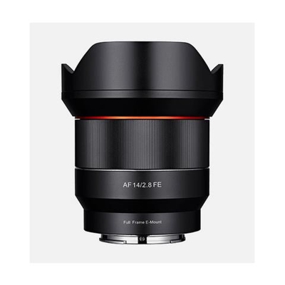 AF 14 / 2.8 FE, Ampio, MILC, 14/10, 2,8 - 22, Auto, Sony E
