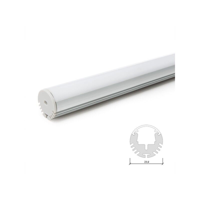 Profilo Alluminio Per Striscia Led Bar/Consiglio Dei Ministri - Diffusore Latteo x 2M (SU-R001) - GREENICE