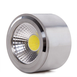 Downlight Montato a Soffitto a LED COB Circolare Nichel Satinato Ø68Mm 5W 450Lm 30.000H | Bianco Caldo (BF-MZ5001-5W-NS-CW) - GREENICE precio