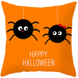 Halloween copertura del cuscino di zucca pesca TPR184-1 45 * 45cm (esclusi cuscino) - ASUPERMALL en oferta
