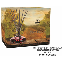 Bighouse It - DIFFUSORE FRAGRANZE CON BASTONC. ML.500 DECANTER NOVELLO precio