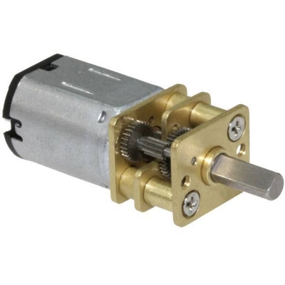 Micro motoriduttore G 100 G100-12V Ingranaggi di metallo 1:100 30 - 400 giri/min - Sol Expert