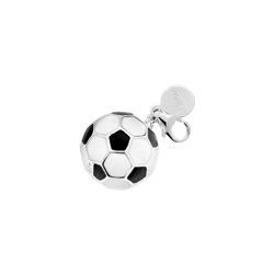Charm Fantasia - Ciondolo, Accessorio - Per Bracciale, Braccialetto, Collana, Pendente - Bianco in Argento, Smalto, 1,4 x 2,8 cm - OTTAVIANI BY en oferta