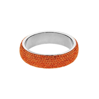 Bracciale Fantasia - Gioiello, Braccialetto - da Donna - Arancione in Zinco, Ottone, Strass, 6,5 x 6,5 x 1,9 cm - OTTAVIANI BY HOMEMANIA