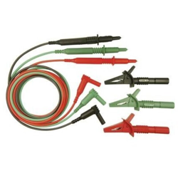 CIH29916 KIT puntali di sicurezza [Spina 4 mm - Sonda] 1.50 m Verde, Rosso, Nero - Cliff características