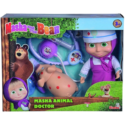 Simba Toys Masha Veterinaria Con Maiale - FALSE