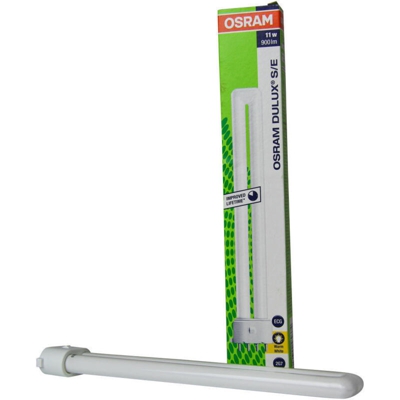Lampada a risparmio energetico Classe energetica: A (A++ - E) Dulux 4050300589374 2G7 Potenza: 11 W Bianco cald - Osram