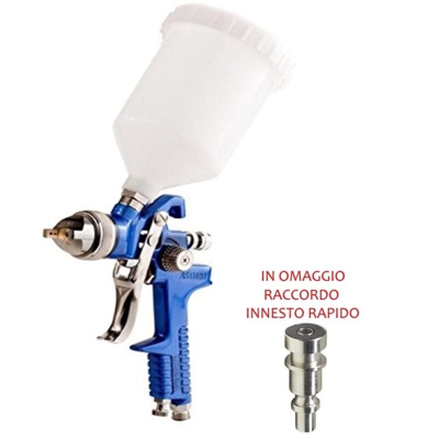Asturo - AST0090514 - Aerografo Convenzionale Manuale Superiore A Bassa Pressione Serie H-827 - Ugello Ã 1,4 Mm