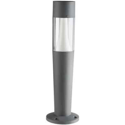 lampioncino architettonica invo 220-240 volt 77 cm CE GU10 IP54 basamento esterno grafite kan 29176 - KANLUX