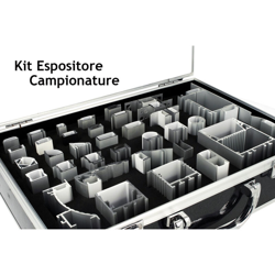Kit Espositore Campioni Profilati Alluminino e Diffusore Con Valigetta Totale 35 Modelli - LEDLUX precio