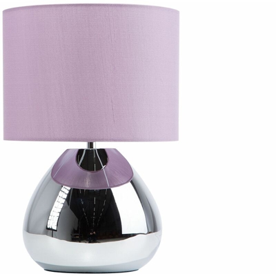 Beliani - Lampada da tavolo viola RONAVA S
