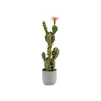 Ibergarden - Cactus Rosa Plastica Cactus (19 x 80 x 23 cm)
