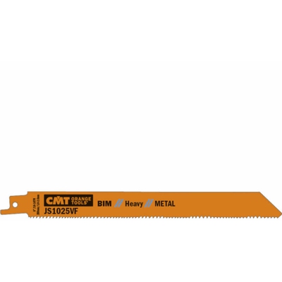 JS1025VF-5 5 LAME SEGHETTO X METAL BIM 200x1.8-2.6x10-14TPI (SS/MILLED) - CMT ORANGE TOOLS