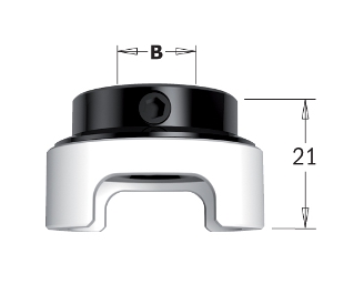 541.121.00 ANELLO DI BATTUTA CON DELRIN d=12 D=30 L=21 - CMT ORANGE TOOLS