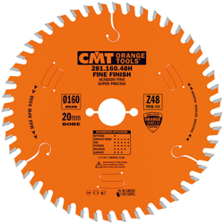 Cmt Orange Tools - 281.160.48H LAMA DENTE TRAPEZOIDALE HW 160x2.2/1.6x20+2 Z48 TCG 5POS características