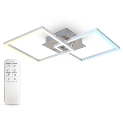 I 27 Watt LED Frame I LED Frame I CCT controllo temperatura colore I dimmerabile I dimmerabile I girevole I timer I luce notturna I telecomando