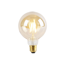 LUEDD E27 dimbare LED lamp G95 Goldline 3 staps dimbaar 5W 360lm 2200K características