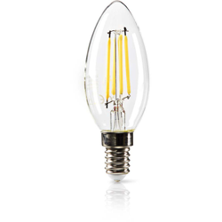 Lampada LED retrò regolabile a filamento E14 | Candela | 4.8 W | 470 lm NE550670417 - Nedis precio