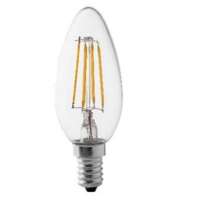 Lampadina a Filamento LED E14 a Candela 4W 3000K° Wiva - WIVA GROUP
