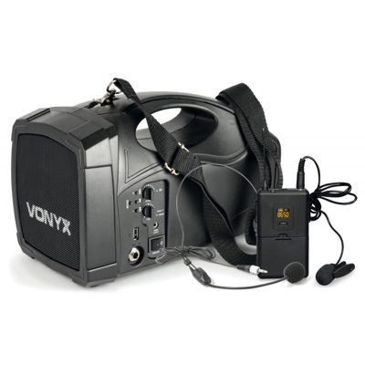 Vonyx - Megafono con microfono senza fili e batteria 178.870