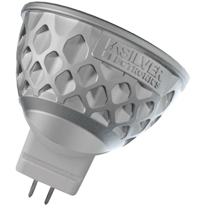 Silver - GU5.3 Lampadina a LED 4,5W 12V 3000K