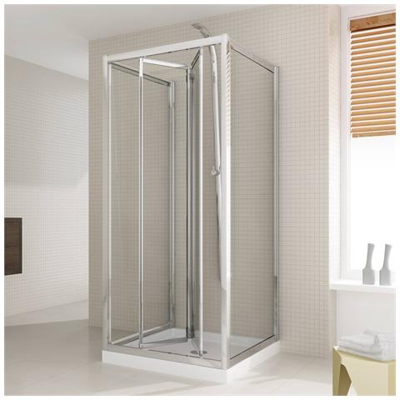 Box Doccia 3 Lati 70x100x70 Cm H198 Trasparente Mod. Urban Trio P