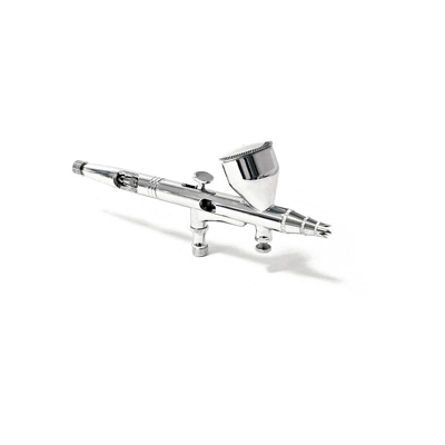 Wiltec - AEROGRAFO DOPPIA AZIONE PROFESSIONALE INTERAMENTE IN ACCIAIO NAIL ART