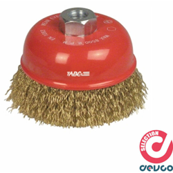 Abc Tools - Spazzola a tazza con fili acciaio per smerigliatrice M14 60/80/100 mm D 4019 ABC 80 mm - D 4019 6080 precio
