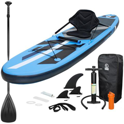 Surfboard Stand Up Paddle Board Sup Sedile Kajak Pagaia Gonfiabile Blu 305x78x15 características