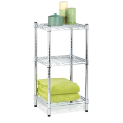 Colonne espositori in acciaio cromato SCAFFALIDEA® Dim. piano cm 35x35 Altezza cm 118 Num. Piani 4 características