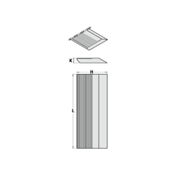 Cmt Orange Tools - 793.060.60 SET DI 4 COLTELLI ZIGRINATI X PIALLA 60x60x8 HS en oferta