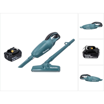 Makita DCL 180 18V Aspirapolvere senza fili verde + 1x Batteria 4,0 Ah - senza caricatore