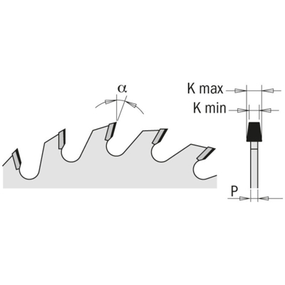 Cmt Orange Tools - 238.120.20H LAMA INCISORE CONICO DP 120x3.1-3.7/2.2x20 Z20