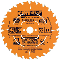 Cmt Orange Tools - 271.165.24H LAMA CIRCOLARE (ULTRA ITK) HW 165X1.7/1.1X20+15.88 Z24 ATB+S precio