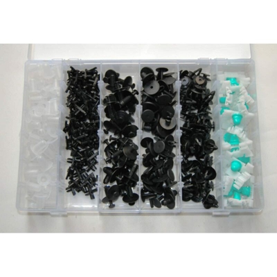 Clip Fermi Fissaggio 290 Pz Carrozzeria Paraurti Pannelli Rivetti Plastica 664