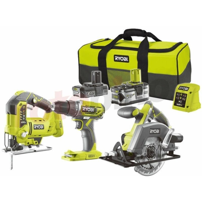 Ryobi 18 V Combo-Set - R18DDJSCSP-242S
